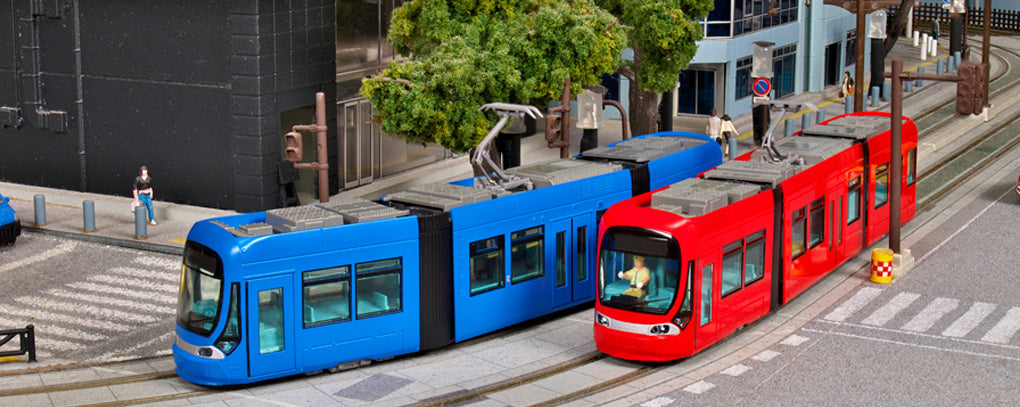 Kato 14-805-2: My Tram Hiroden 1000 LRT tramway rouge 1:150