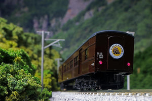 Brown Locomotive Kato 3095 & Old Passenger 10-1805