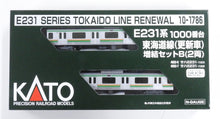 Kato 10-1786	Series E231-1000 Tokaido Line (Renewed Version) 2-Car Add-On Set B (N)