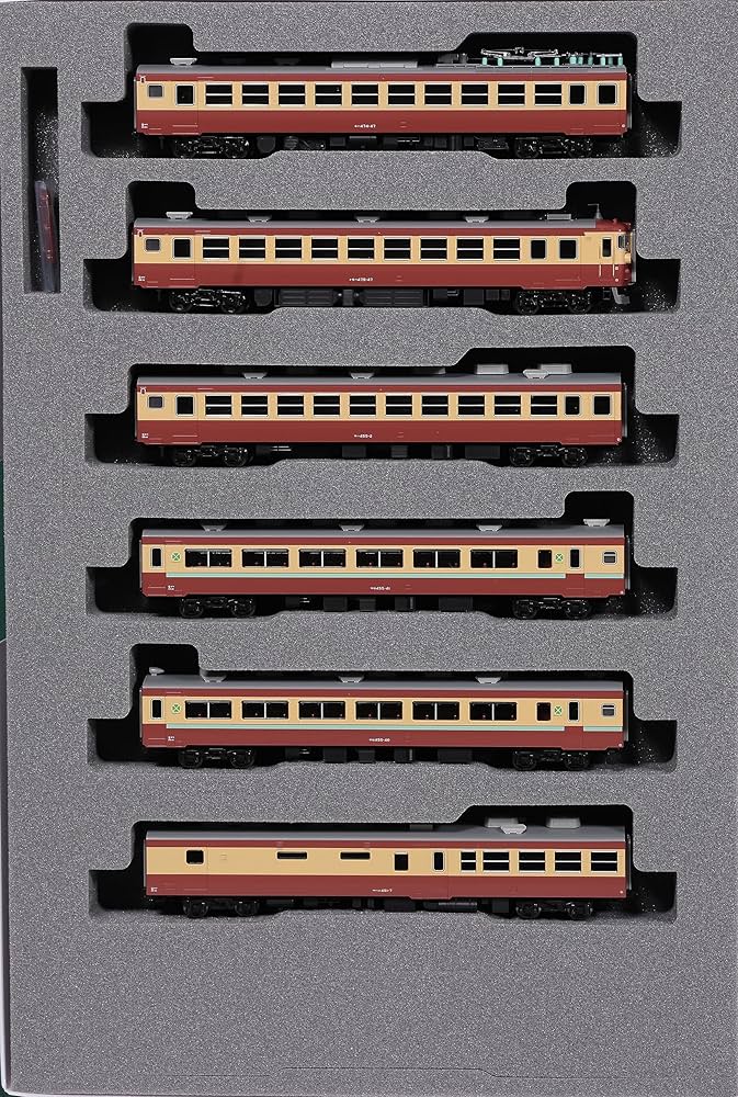 Kato 10-1635 Series 475 Express Tateyama/Yunokuni 6-Car Add-On N Scale