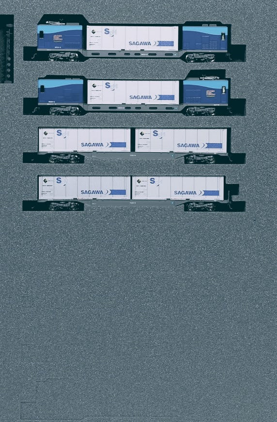 Kato 10-1722	Series M250 Super Rail Cargo (with U50A Container) Add-On Set A (4 Cars) N Scale