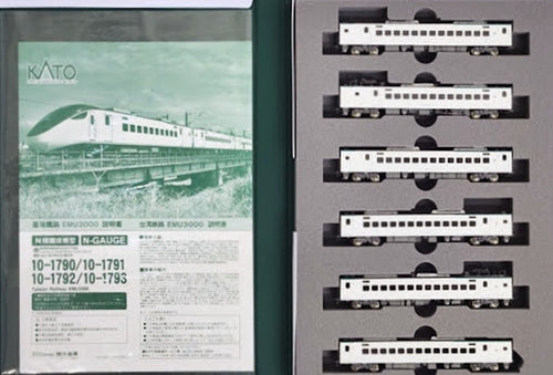 Kato 10-1793	Taiwan Railways EMU3000 (Green) 6-Car Add-on Set N Scale