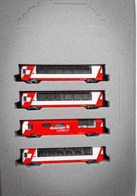 Kato 10-2027 Glacier Express 4-Car Add-on Set N Scale