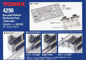 Tomix 4290 One-Side Platform End Sections Under Type (N)