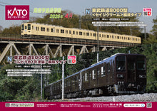 KATO 10-980 Tobu 8000 Series “Wine Red No.1” Livery Formation Type 4-Car Set (N)