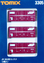 Tomix 3305 JR 30D type container 3p N Scale