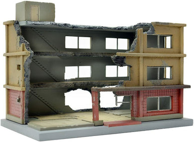 Tomytec 152 Apartment Complex under Demolition Diorama N Gauge