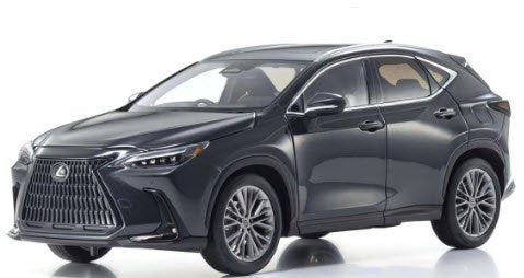 Kyosho Original 1/18 Lexus NX 450h Graphite Black Glass Flake KS08968GBK Diecast