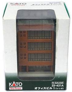 Kato 23-431A Office Building 1 (Brick) N Scale