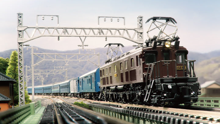 KATO 3069-3 EF57 1 Electric Locomotive N Scale – Sunset Blue Train