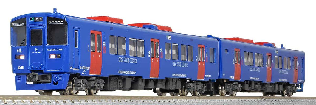 Green Max Greenmax 32041 JR Kyushu Kiha 200 Series (Seaside Liner, Selectable Car Number) Basic 2-Car Set (Motorized)