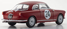 KYOSHO ORIGINAL 1/18 Alfa Romeo Giulietta SV Targa Florio 1958 #24 KS08957B Diecast