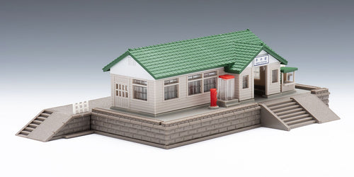 Tomix 4202 Wooden Station Building Set Green N Scale