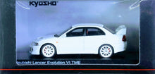 Kyosho Original 1/43 Mitsubishi Lancer Evolution VI TME White KSR43116W Diecast