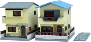 Tomytec 041-4 Suburban Townhouse Assembled DIorama Structure N Scale