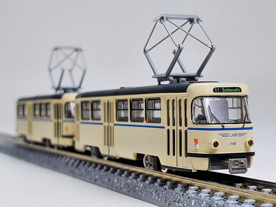 Tomytec 315728 Tetsuro Leipzig Hitram Tatra T4 Type 2-Car Set D (N)