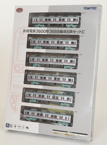 Tomytec 317173 Keisei 3600 Series 3688 Railway Collection N Scale