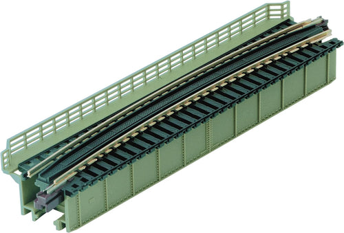 Kato 20-473 Deck Girder Curve Bridge R481-15° (Light Gre) N Scale