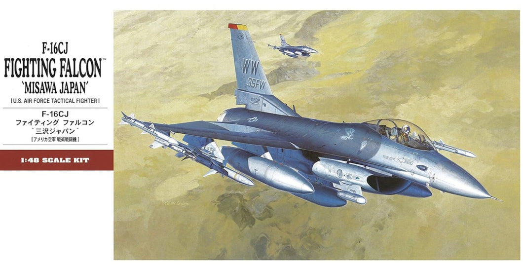 Hasegawa PT32 F-16CJ Fighting Falcon Misawa Japan 1/48 Scale Plastic Model