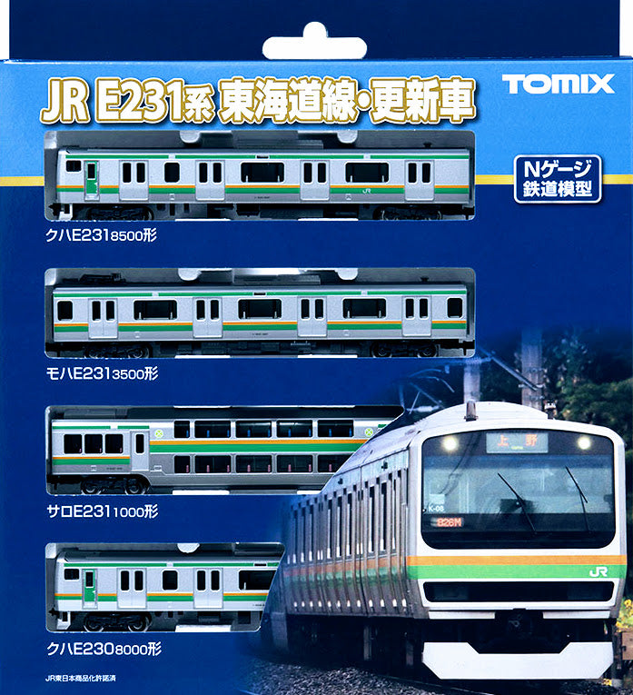 Tomix 98515 JR Series E231-1000 Tokaido Line Renewed Car 4-Car (N)