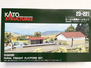 Kato 23-221 Structures Rural Freight Platform Set N Scale