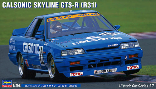 Hasegawa 1:24 CAR SERIES CALSONIC SKYLINE GTS-R (R31) Plasticmodel