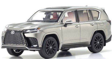 KYOSHO ORIGINAL 1/43 Lexus LX 600 F SPORT Sonic Titanium KS03909FT Diecast
