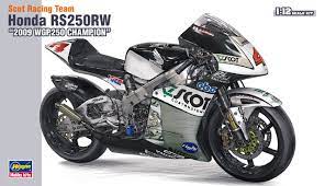 Hasegawa 1/12 SCOT 21501 RACING TEAM HONDA RS250RW “2009 WGP250 CHAMPION” Plastic Model
