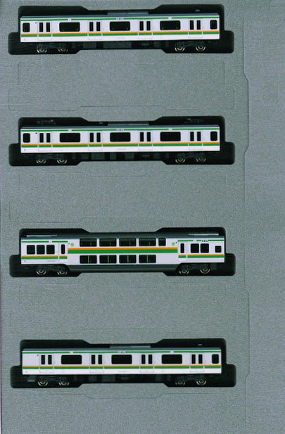 Kato 10-1268	E233-3000 Tokaido Line Ueno-Tokyo Add-On Set A(4 Cars) N Scale