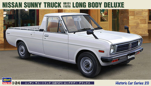 Hasegawa 1:24 CAR SERIES NISSAN SUNNY TRUCK (GB121) LONG BODY DELUXE Plastic Model