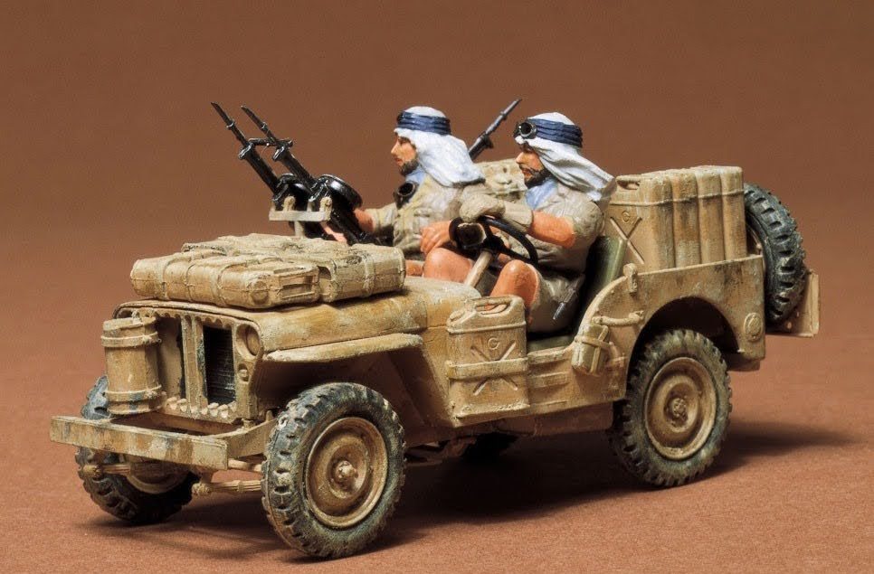 Tamiya 1/35 Military Miniature Series No.33 British Army SAS Jeep 32533 Plastic Model