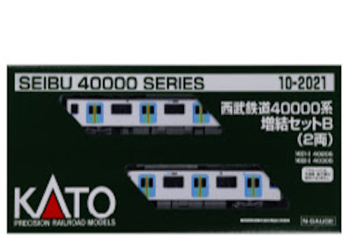 Kato 10-2021	Seibu Railways Series 40000 Add-on Set B (2-cars) N Scale