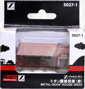 Rokuhan S027-1 METAL-ROOF HOUSE RED (Z)