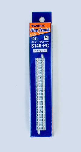 Tomix 1011 Straight PC rail S140-PC (F) 4 pcs N Scale