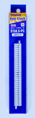 Tomix 1016 Straight PC Rail S158.5-PC (F) 4 pcs N Scale