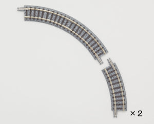 Tomix 1111 Super Mini Curve Rail C103 (F) (30 ° 60 ° 2 pcs set each) N Scale