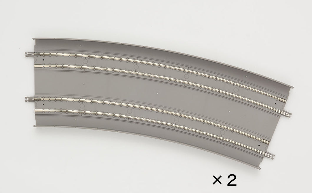 Tomix 1169 Double Track Slab Curve Rail DC539/502-22.5-SL(F) 2 pcs N Scale