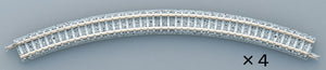 Tomix 1191 Curved PC Track C280-45-PC (F) N Scale