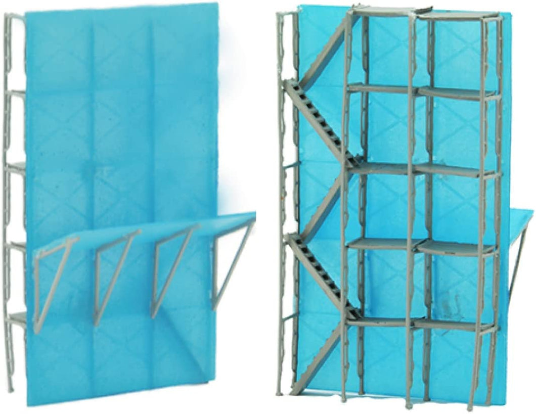 Tomytec 129 Construction Scaffololing Diorama View N Scale