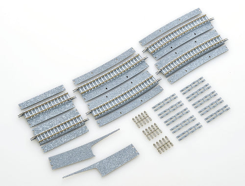 Tomix 1750 Wide PC curve rail C605-10-WP(F) 4+S70-WP ×2-pcs N Scale