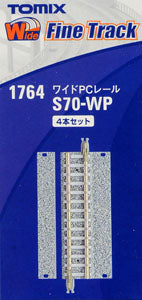 Tomix 1764 Wide PC Track S70-WP(F) 4-pcs N Scale