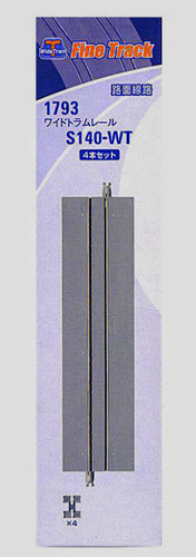 Tomix 1793 Wide Tram Rail S140-WT (F) (Set of 4) N Scale