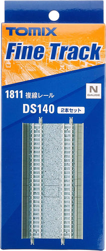 Tomix 1811 Double Track DS140 (F) 2 pcs N Scale