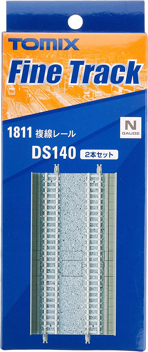 Tomix 1811 Double Track DS140 (F) 2 pcs N Scale