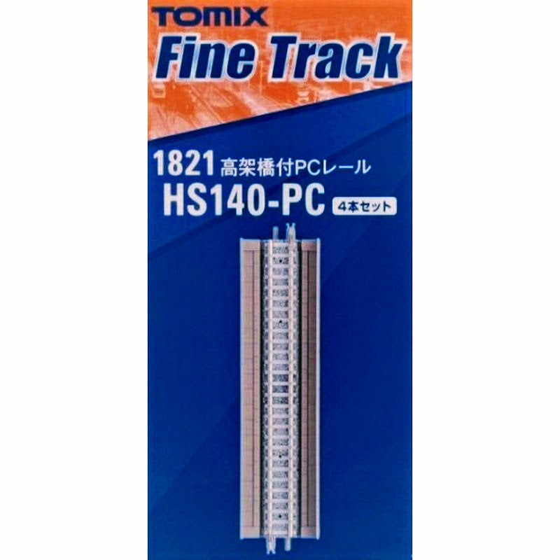 Tomix 1821 PC Rail With Viaduct HS140-PC(F) 4 pcs N Scale