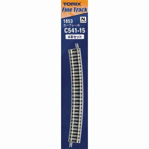Tomix 1853 Curve Track C541-15(F) 4 pcs N Scale