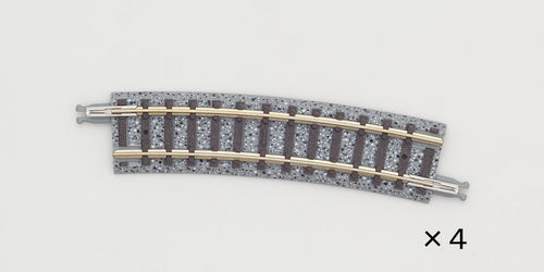 Tomix 1854 Curve Track C280-15(F) 4 pcs N Scale