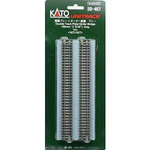 Kato 20-457 Double Plate Girder Bridge (Gray) N Scale