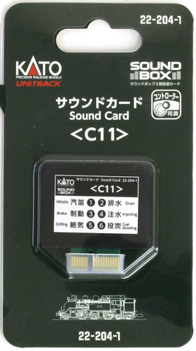 Kato 22-204-1 Sound Card C11 Steam Locomotive Sound