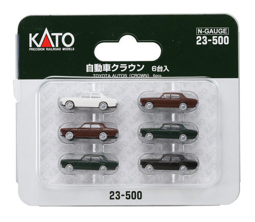 Kato 23-500 Diorama Toyota Crown 6 units